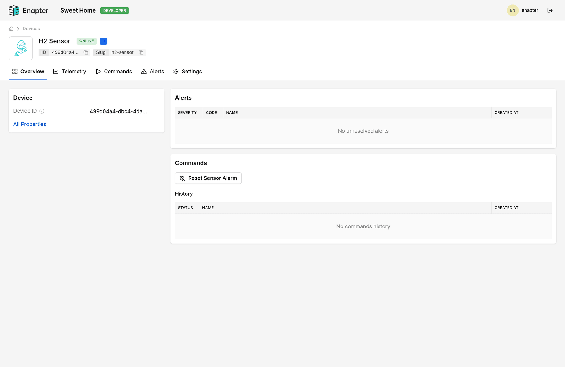 Device page